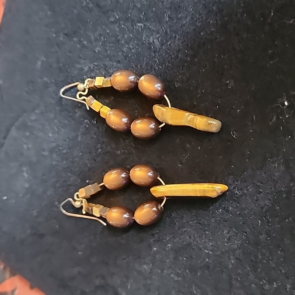 Tiger Eye Earrings